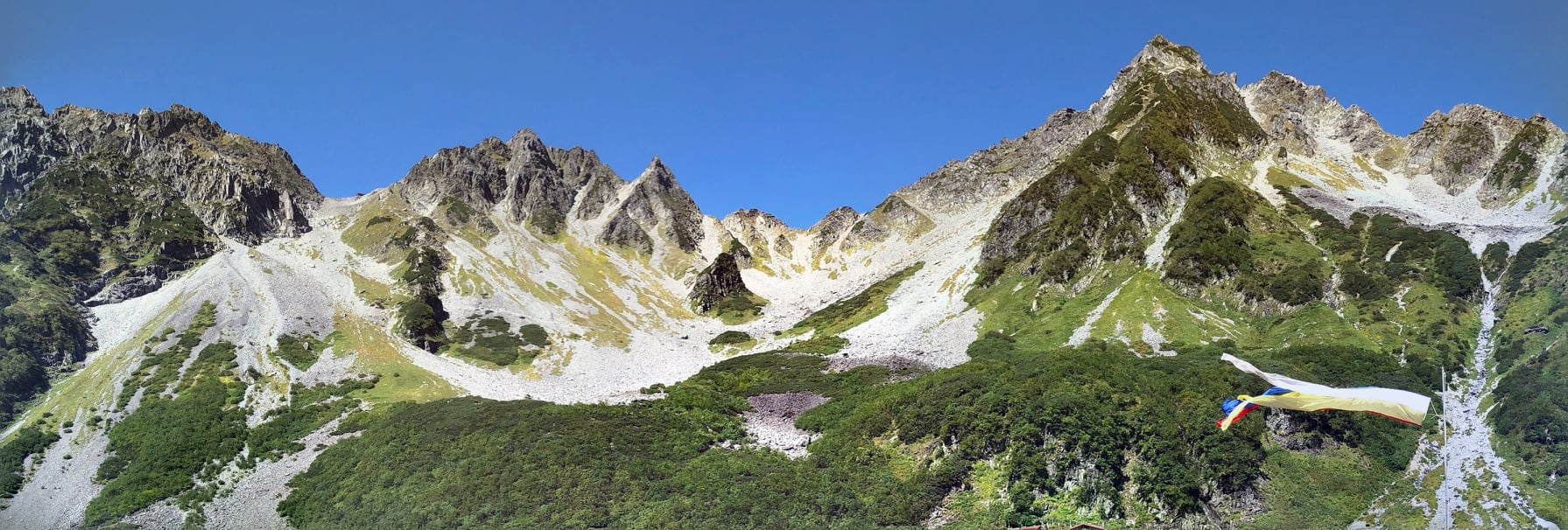 9/18-20日　[山の講習会中級編]で奥穂高岳に行って来ました。