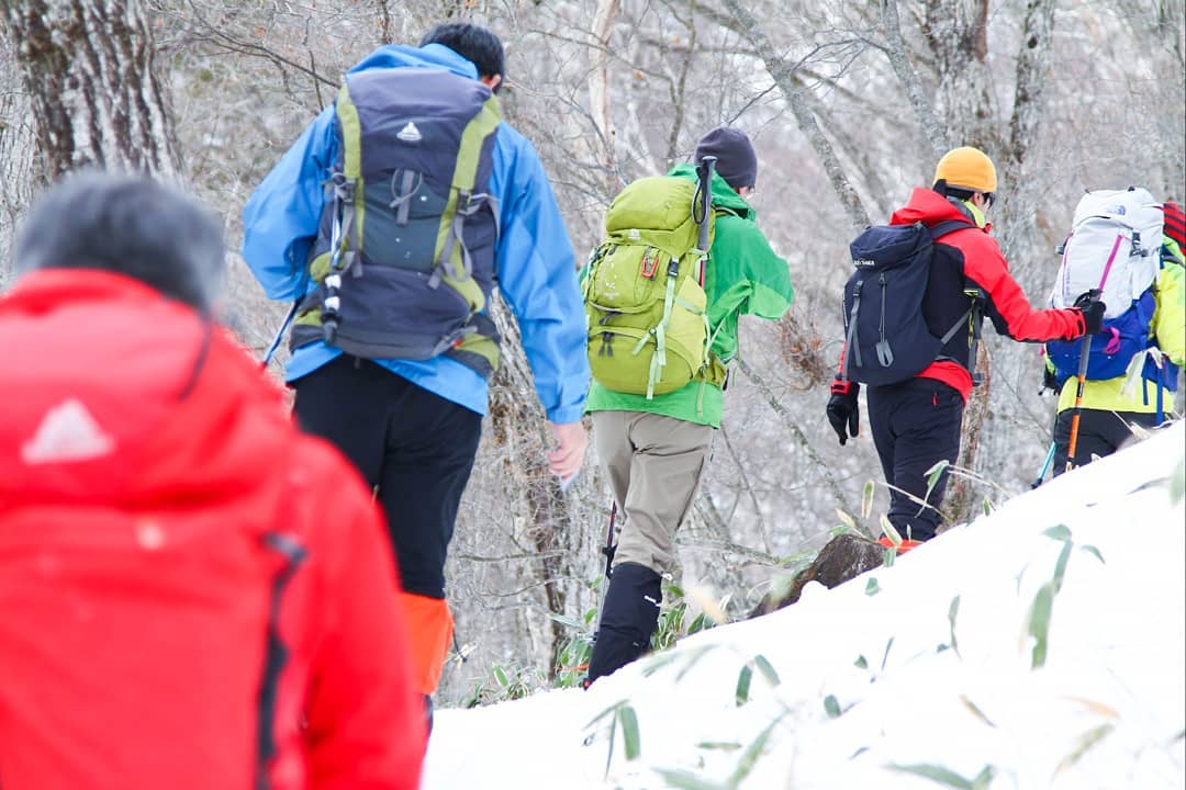 山の講習会雪山編で赤城山へ行ってきました！