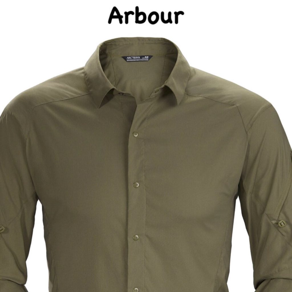 ARC'TERYX イラオ ロングスリーブシャツ チャコールグレーM