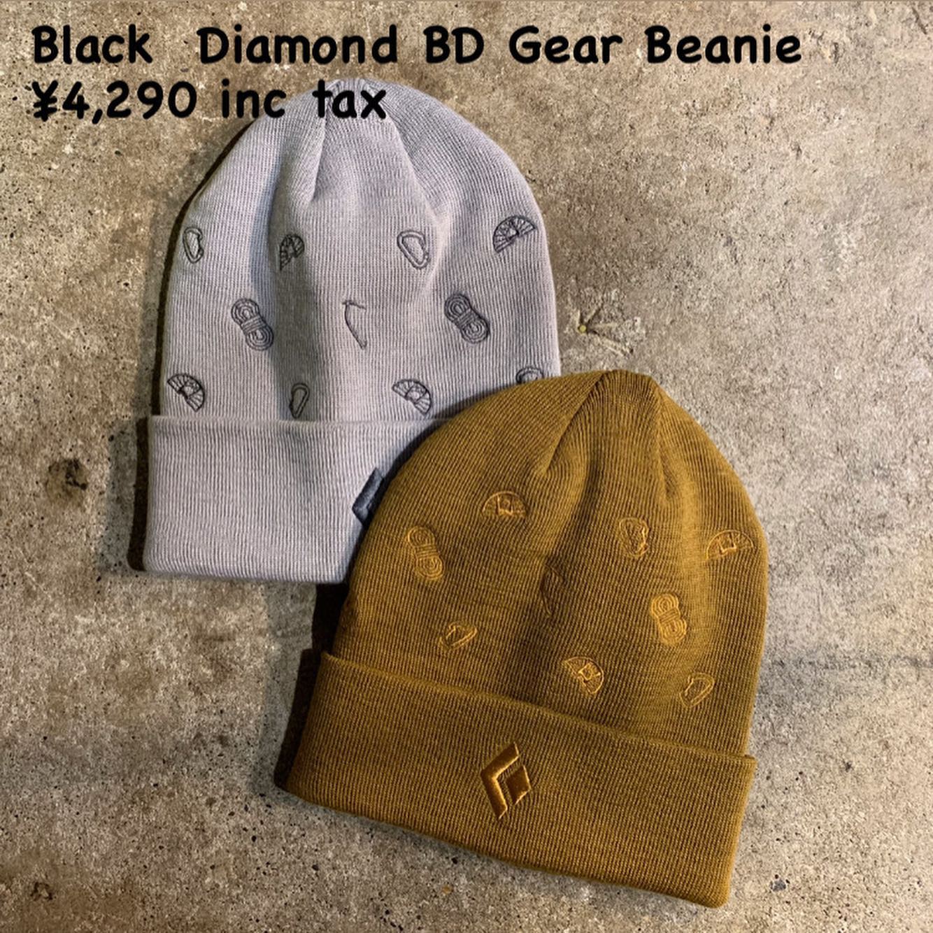 Black Diamondのビーニー各種入荷してます。