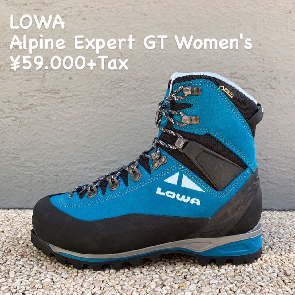女性用の雪山で使用する登山靴『LOWA アルパイン エクスパート GT ウィメンズ』のご紹介