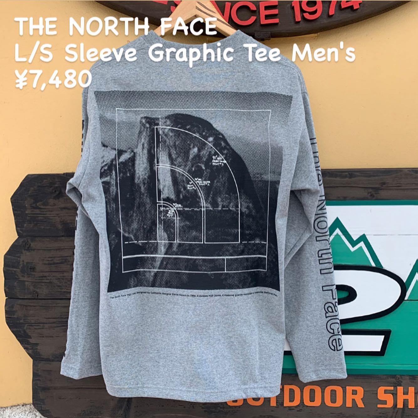 THE NORTH FACE ロングスリーブスリーブグラフィックティー メンズのご紹介