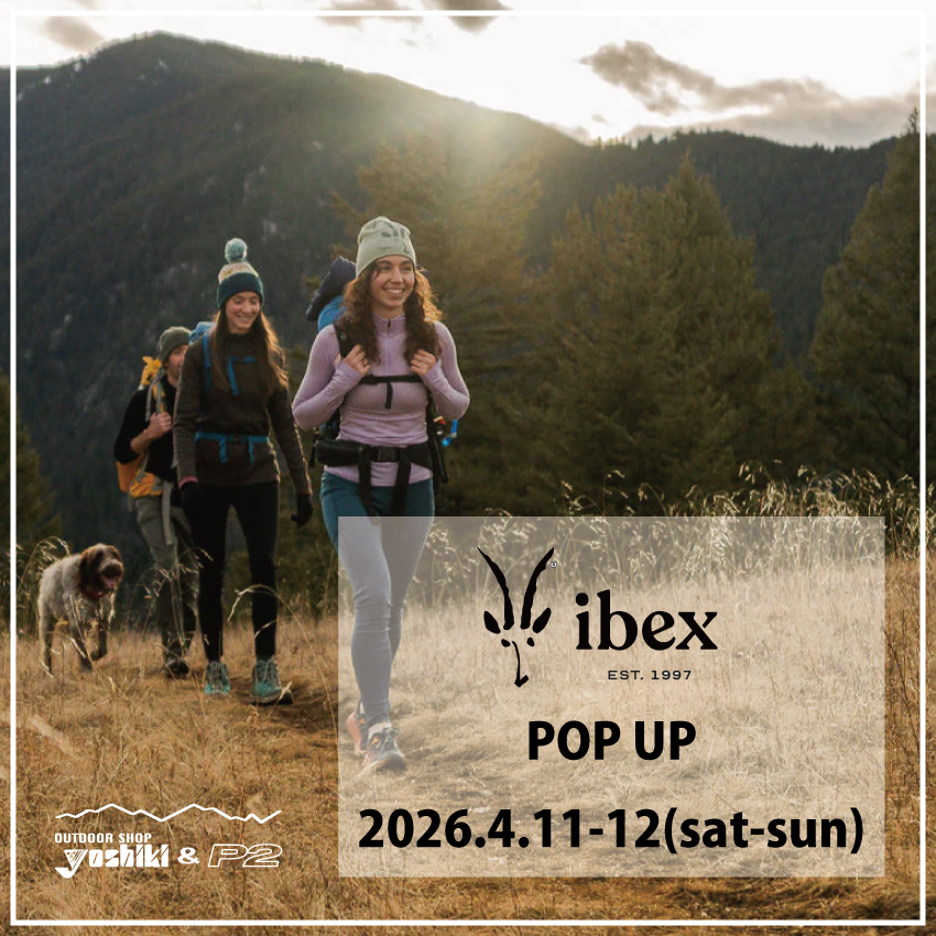 【お知らせ】2026.4.11-12 ibex POPUP