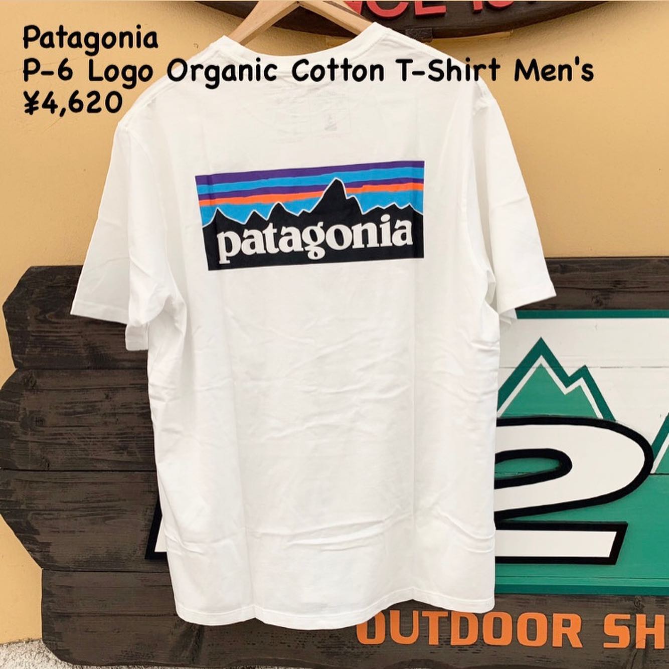 涼しく、風通しがよく、軽量Patagonia P-6ロゴ オーガニック Tシャツ メンズのご紹介